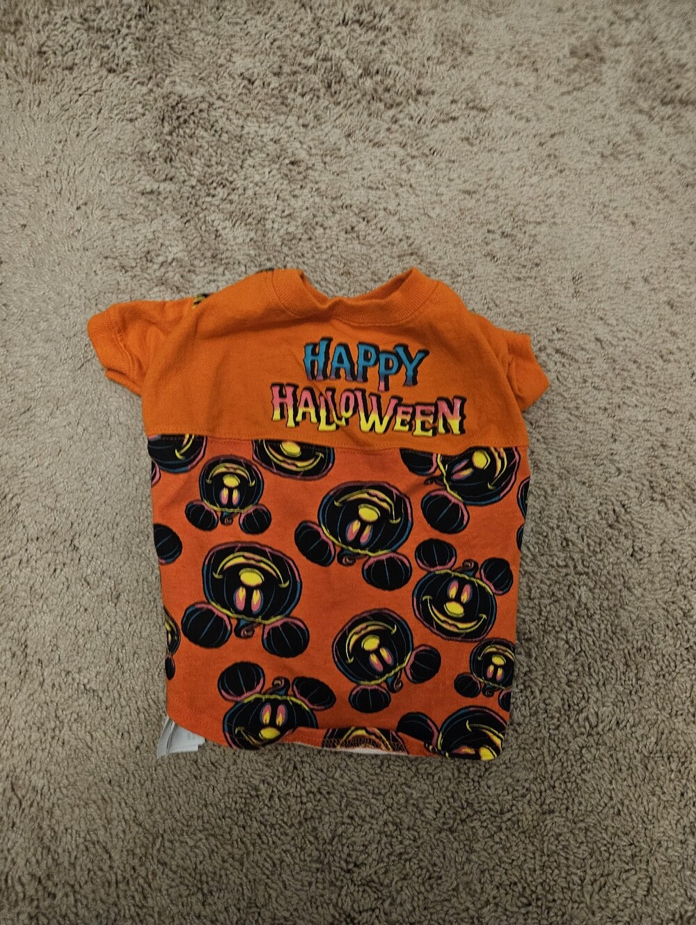 Dog Disney "Happy Halloween" Spirit Jersey